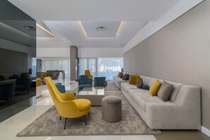 Sitteområde i lobbyen