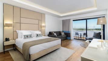 Minibar, in-room safe, desk, laptop workspace