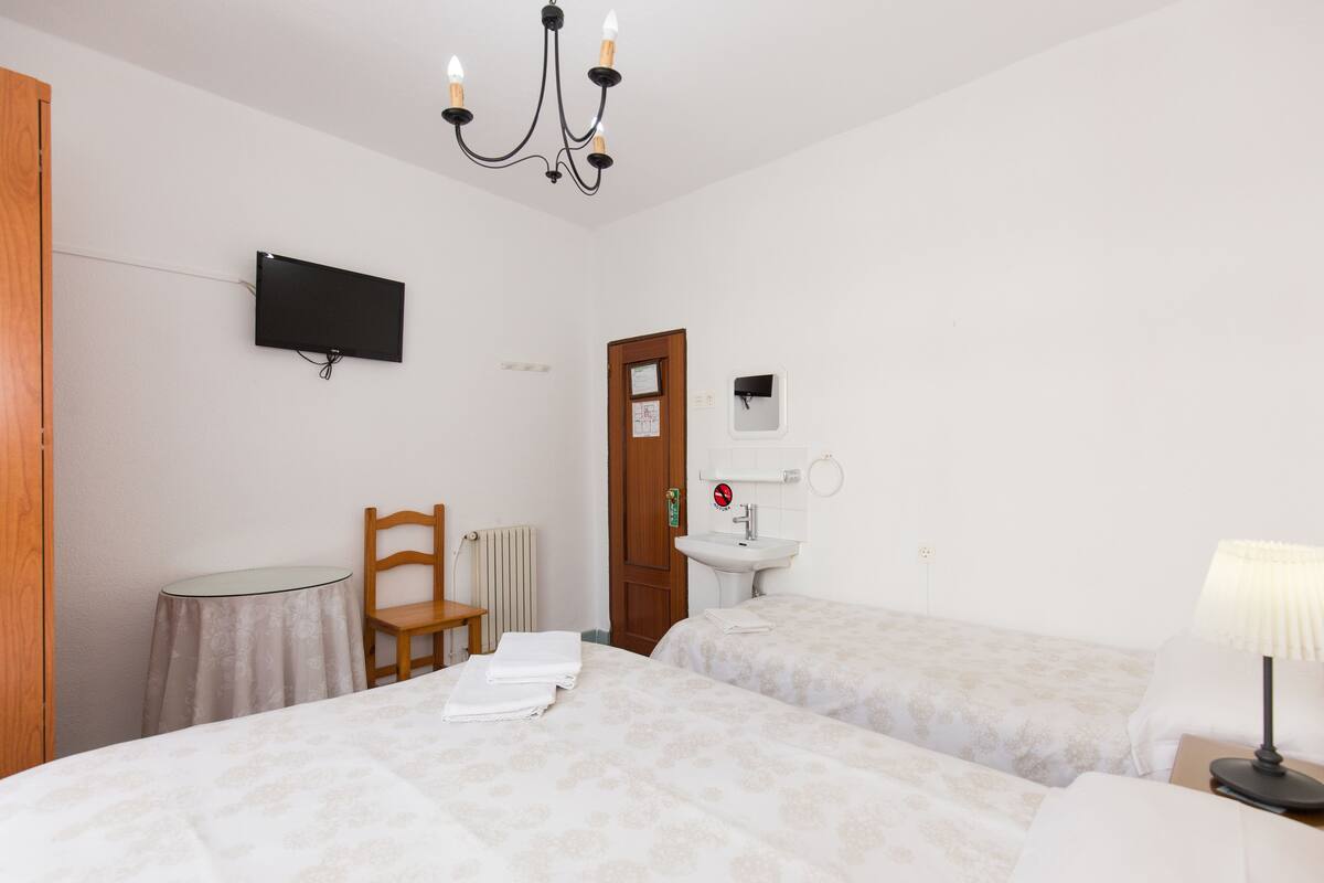 Blackout curtains, iron/ironing board (on request), free WiFi