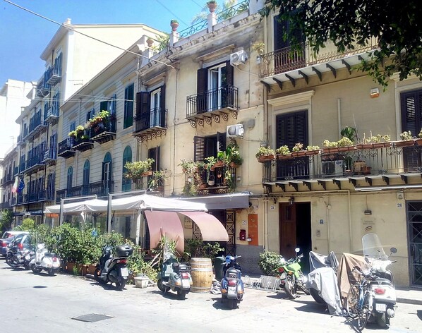 Façade de l’hébergement