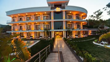 Front of property – evening/night