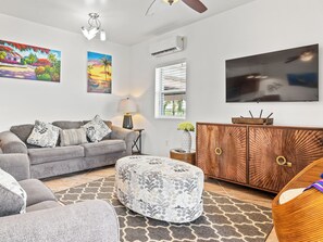 Appart'hôtel, 2 chambres | Coin séjour