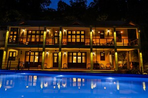 Front of property – evening/night