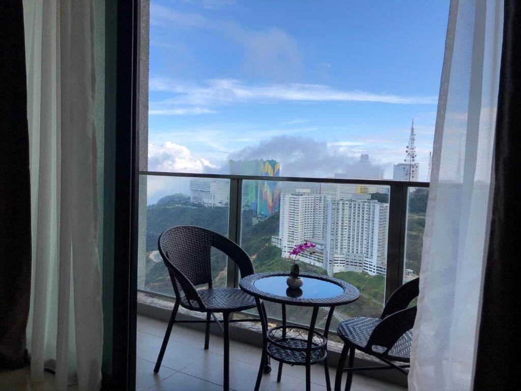 premium apartment, 1 bedroom, non smoking, city view | balcony view