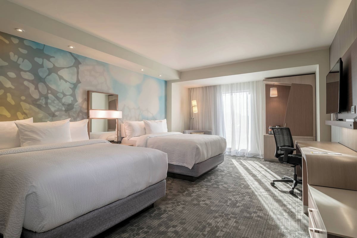 room, 2 queen beds | 1 bedroom, in-room safe, desk, soundproofing