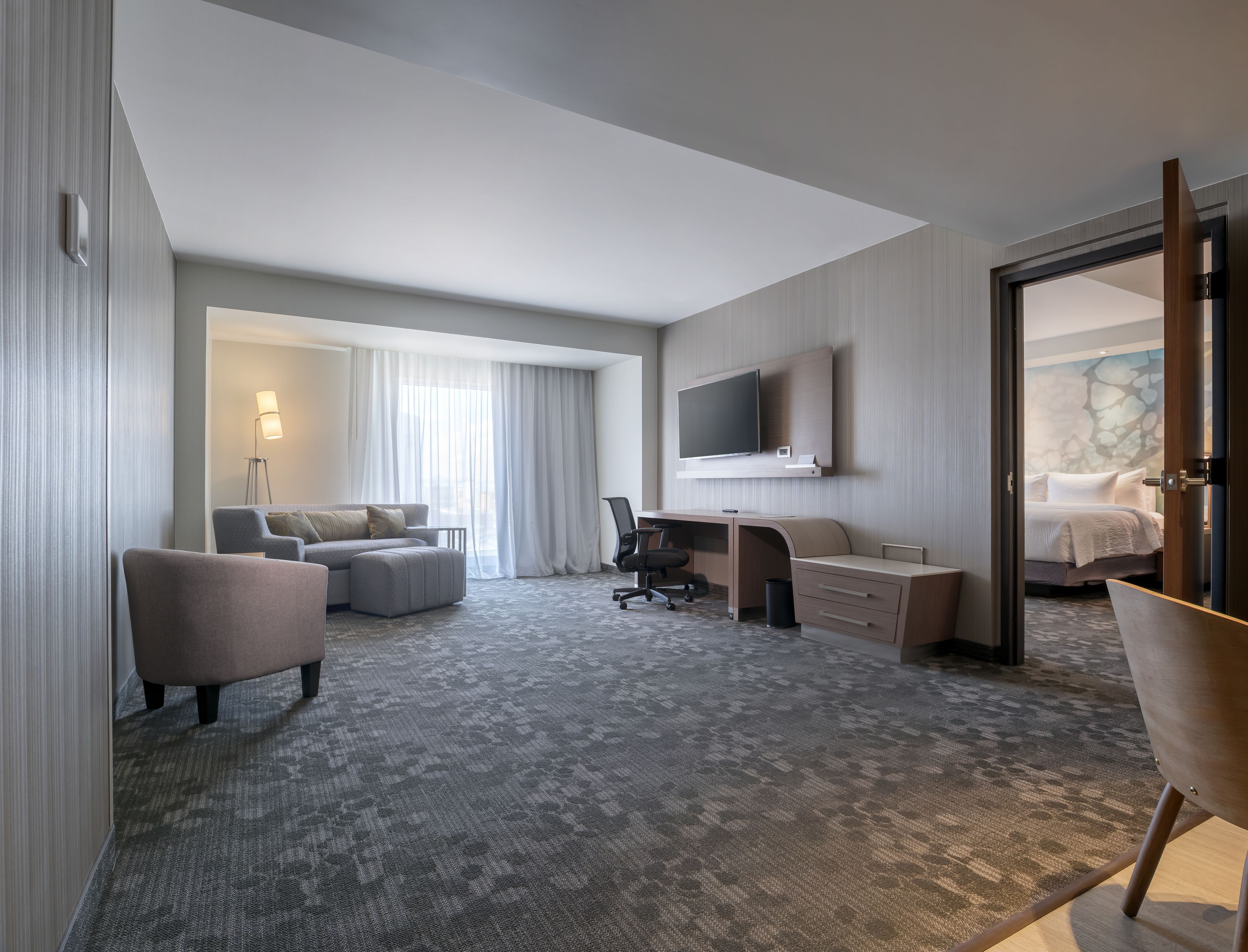 suite, 1 bedroom, non smoking | living room | 50-inch lcd tv with cable channels, tv