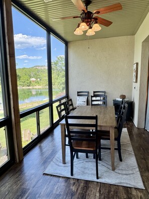 Condo, 3 Bedrooms | Dining - Lower Level Vacation Condo B-1 on Table Rock Lake by RedAwning (Hollister)
