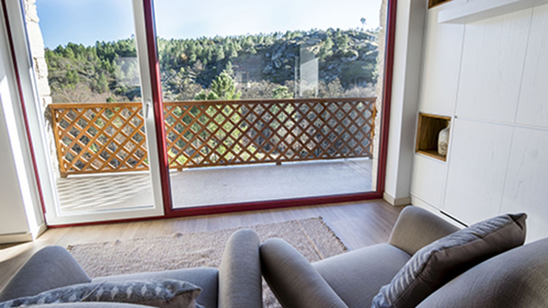 Apartment, 1 Bedroom (Ground Floor) | Living area | Flat-screen TV, fireplace