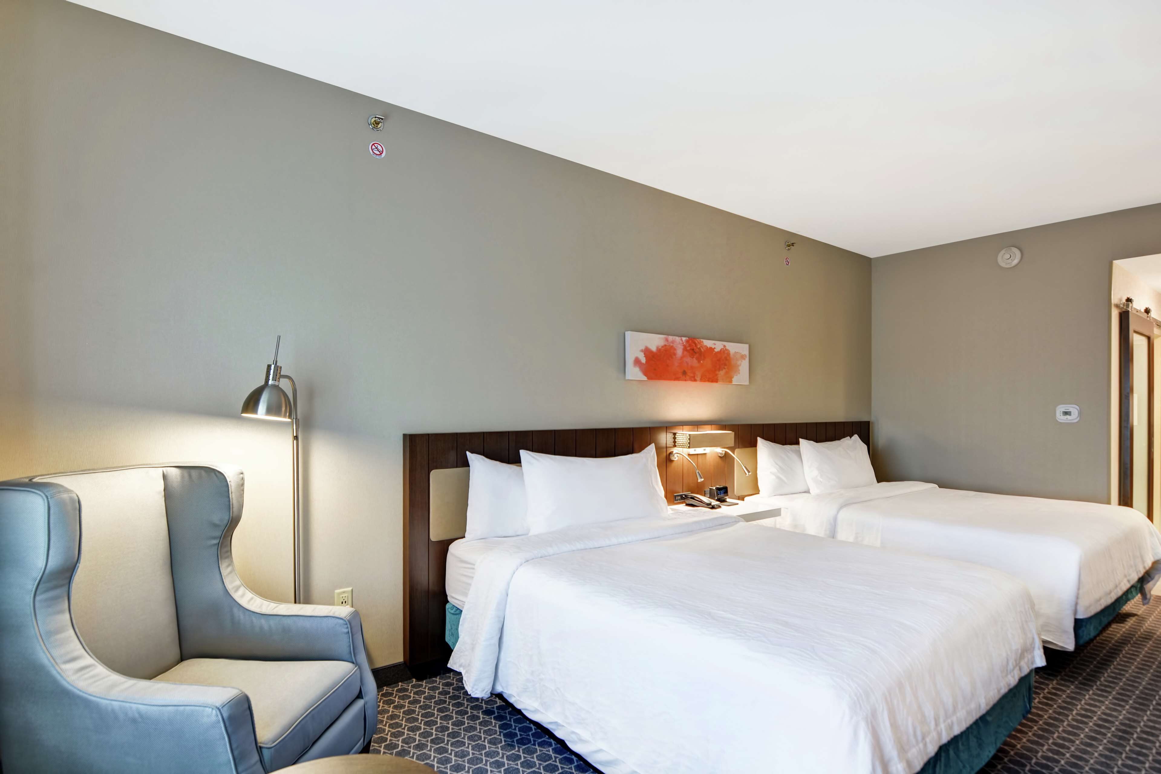 36-inch flat-screen TV with cable channels