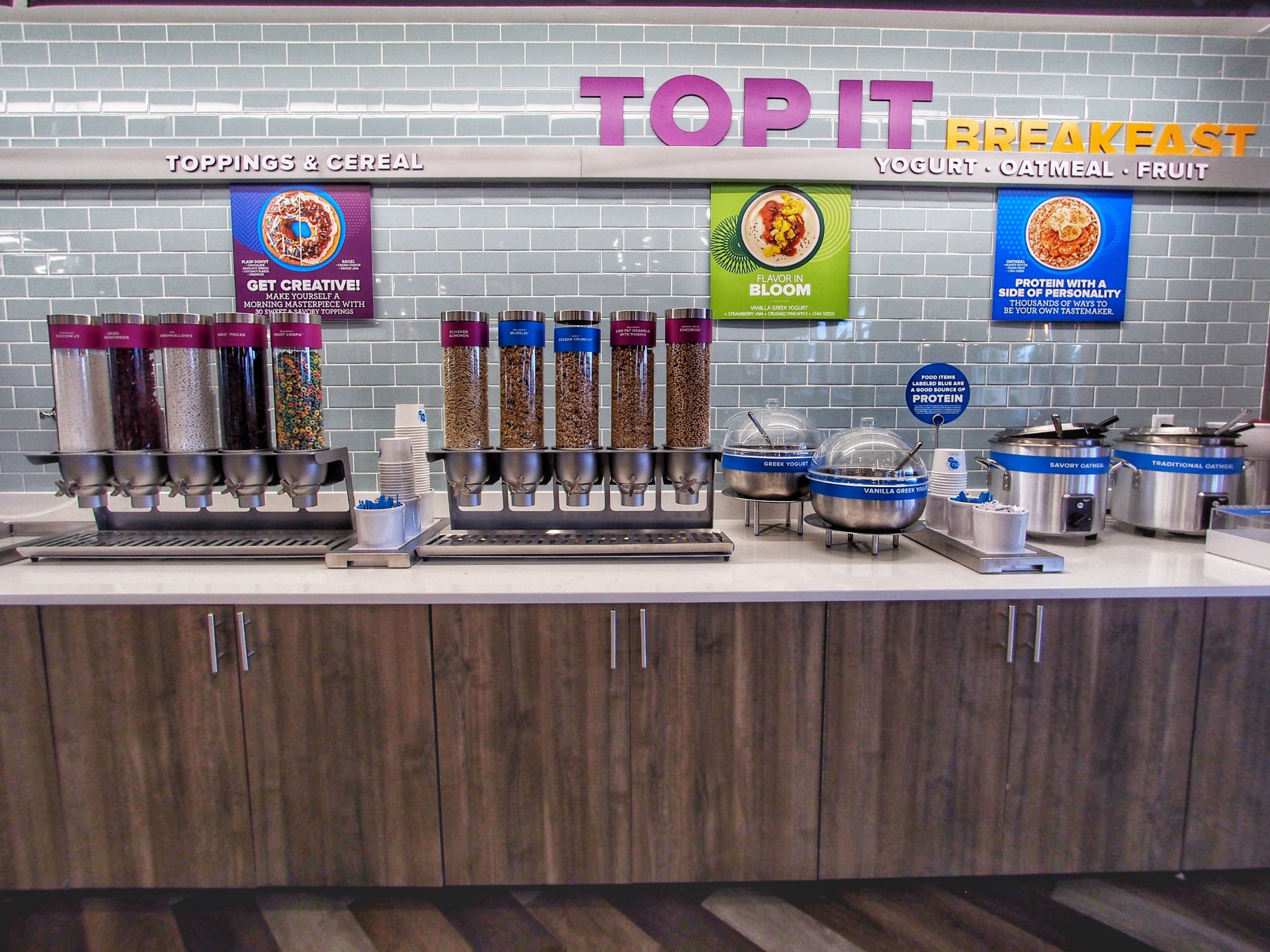 free daily on-the-go breakfast