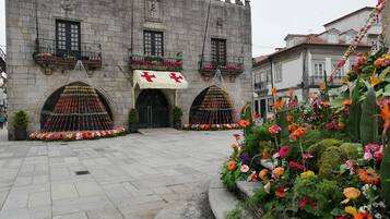 Blick von der Unterkunft