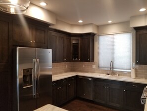 Fridge, microwave, oven, stovetop - Just Finished and Furnished!  Spacious Luxury Condo 326 Stimson Ave, Pismo Beach (Pismo Beach)