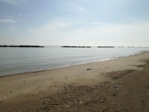 Beach nearby, sun-loungers