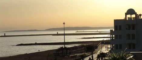 Vue sur la plage/l’océan