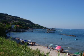 Beach nearby, sun-loungers