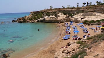 Vlak bij het strand