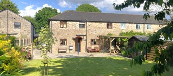 Converted Stone And Timber Barn In Rural Setting On Edge Of Dartmoor