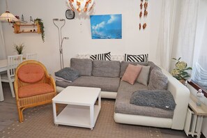 TV - sunny apartment - a few meters to the beach - apartment (Damp)