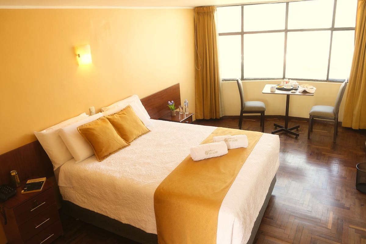 Comfort Double Room | Premium bedding, down comforters, laptop workspace, blackout drapes
