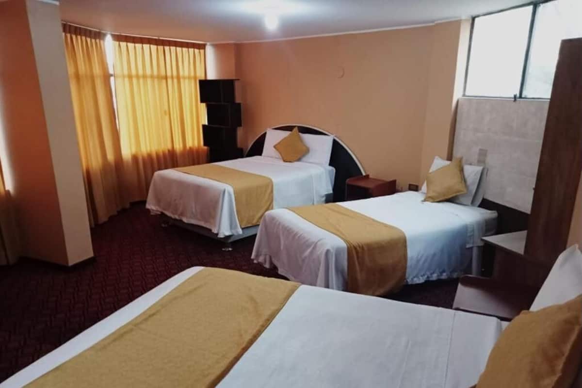 Standard Triple Room | Premium bedding, down comforters, laptop workspace, blackout drapes