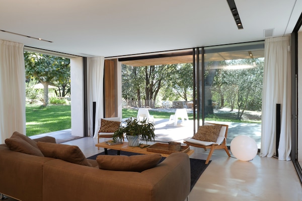 salon sur jardin