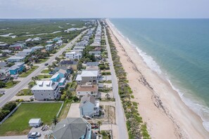 On the beach - Beachfront home with wrap around deck and rooftop deck! - 6320 S. Atlantic (New Smyrna Beach)
