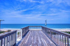 Property grounds - Beachfront home with wrap around deck and rooftop deck! - 6320 S. Atlantic (New Smyrna Beach)