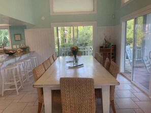 Dining - 5 BR Home! Across from Boardwalk to the Beach! Amenity access included (Seabrook Island)