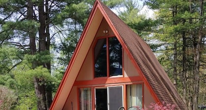A-frame between State Route 6 and Pine Creek;
1 mile east of Gaines.