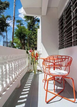 Outdoor dining - R Casa Unit 2 at Steps Beach (Rincón)