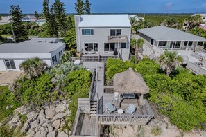 Exterior - Recently Refreshed! / Oceanfront Deck & Cabana / Quiet Beach / 5747S (New Smyrna Beach)