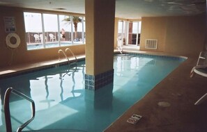 Indoor pool, a heated pool