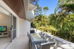 Apartment, 2 Bedrooms, Pool View (Unit 5) | Terrace/patio