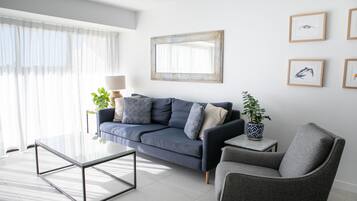 Apartment, 2 Bedrooms | Living area | LCD TV, DVD player