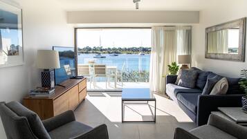 Apartment, 2 Bedrooms | Living area | LCD TV, DVD player