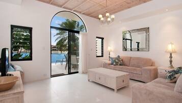 Apartment, 2 Bedrooms, River View (2 Bedroom) | Living room | LCD TV, DVD player