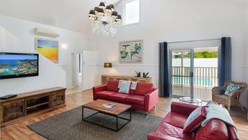 House, 3 Bedrooms, Pool View | Living area | LCD TV, DVD player