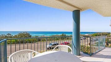 Apartment, 2 Bedrooms, Beach View | Balcony