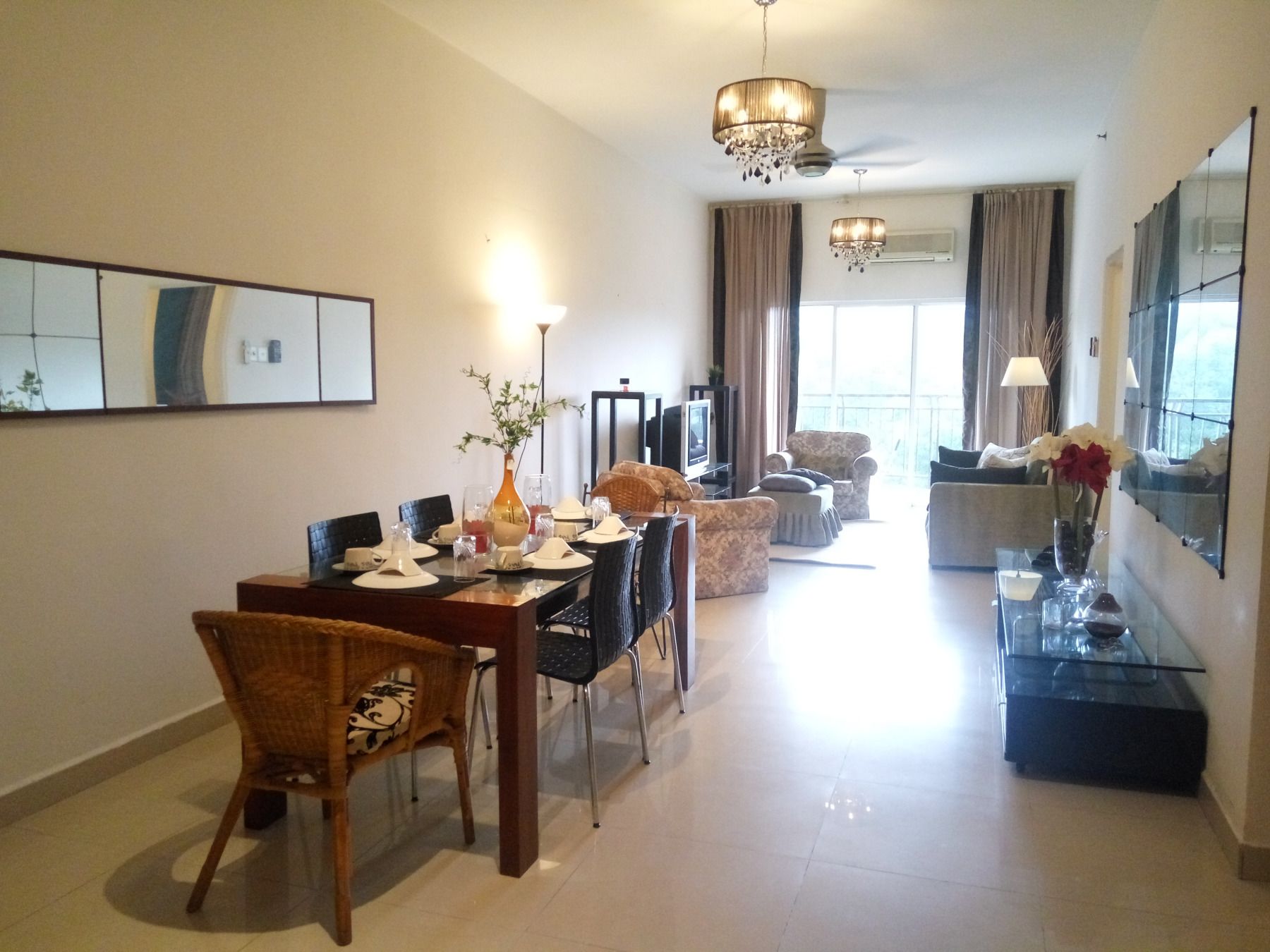 Family Apartment, 3 Bedrooms, Park View, Garden Area | Living area | TV, ping pong