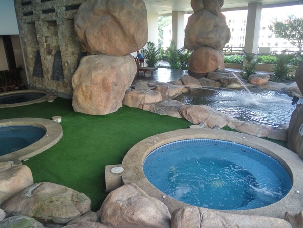 Indoor pool, outdoor pool