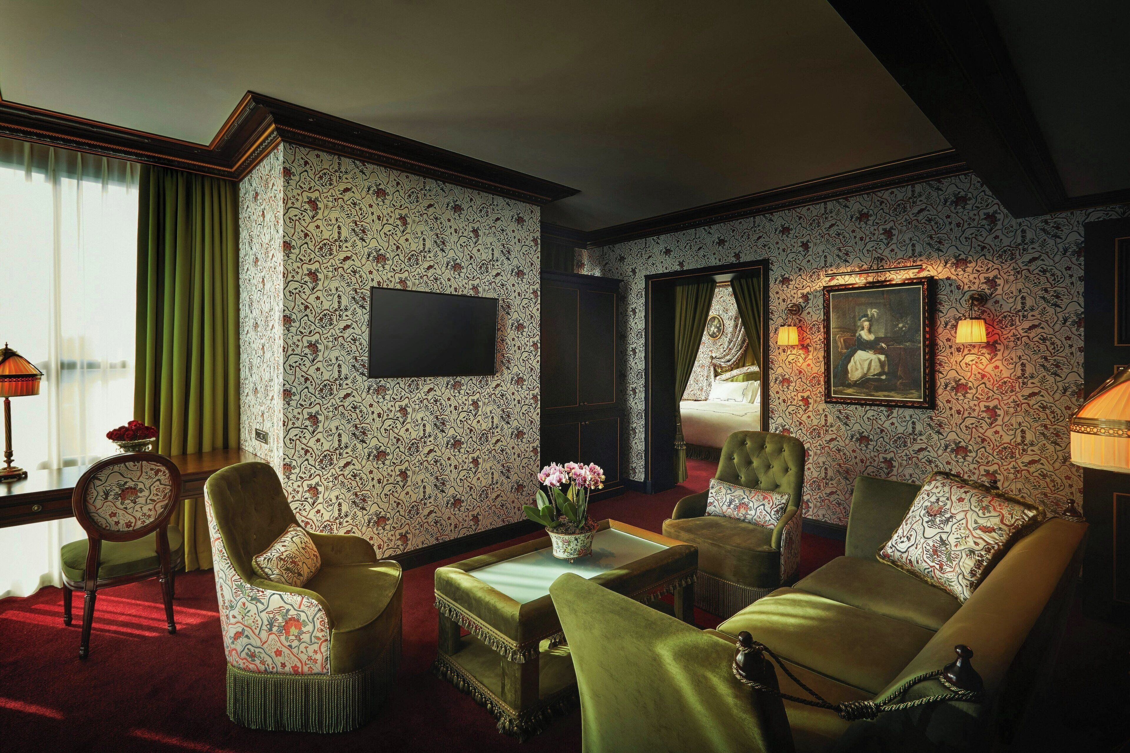 ジュニア スイート キングベッド 1 台 禁煙 シティビュー | リビング エリア | 55 インチのスマートテレビ (ケーブル放送視聴可)