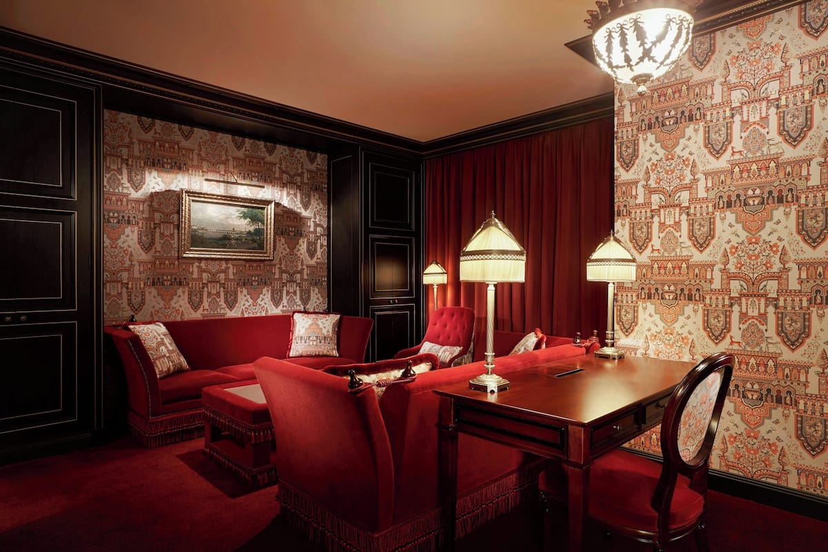 Atelier Jr. Suite, Junior Suite, 1 King, City View, La Maison Boutique for 2 | Living area | 55-inch Smart TV with cable channels