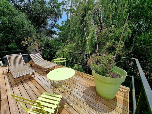 Deluxe Double Room, Terrace, Garden View (Viognier ) | Terrace/patio