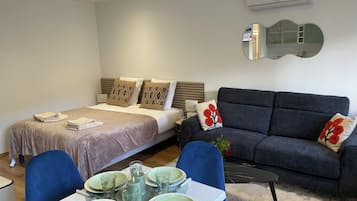 Suite monolocale Deluxe | Tende oscuranti, Wi-Fi gratuito, lenzuola