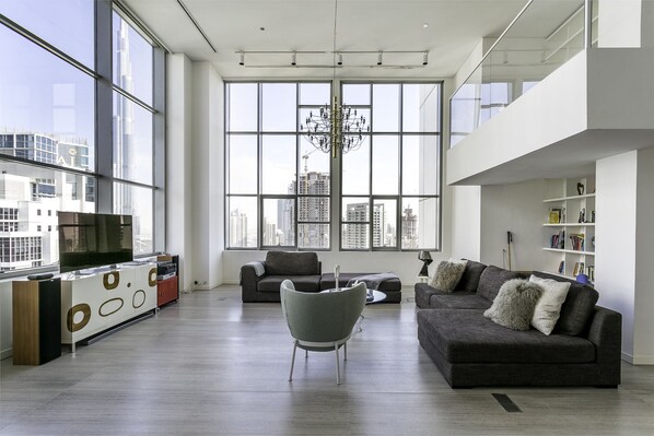 Apartment, 2 Schlafzimmer | Wohnzimmer | LCD-Fernseher