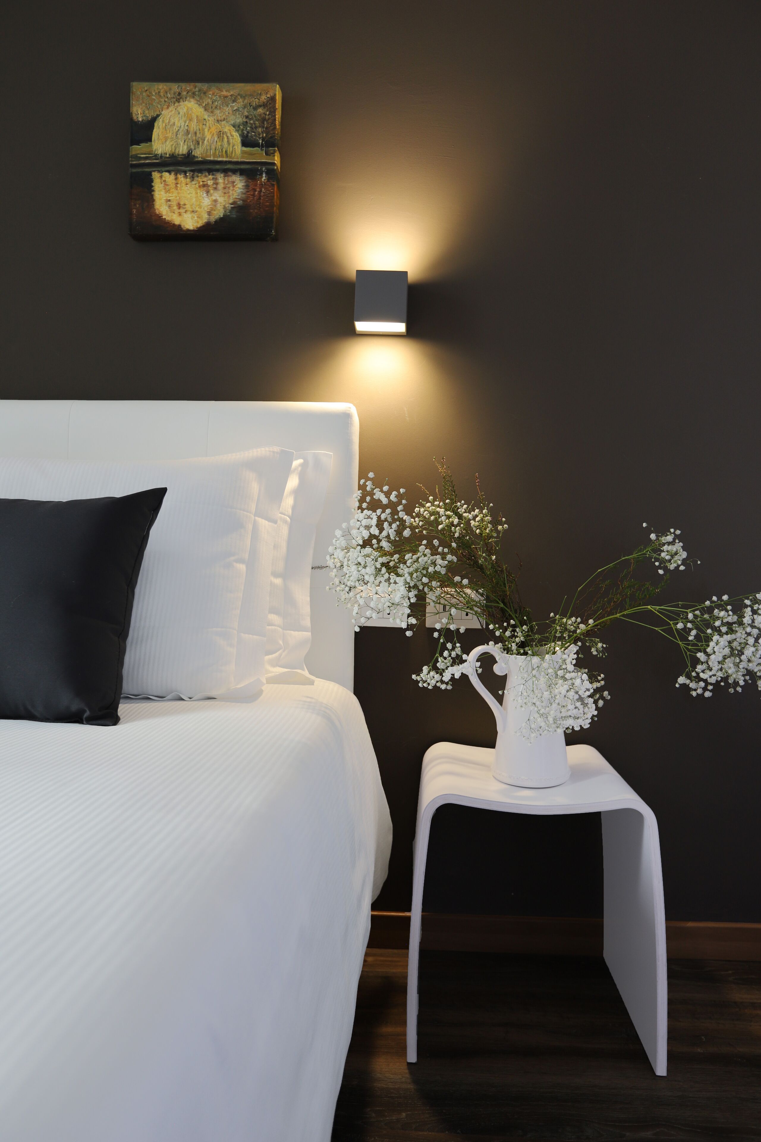 frette italian sheets, premium bedding, down duvets, memory-foam beds