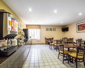 Free daily on-the-go breakfast