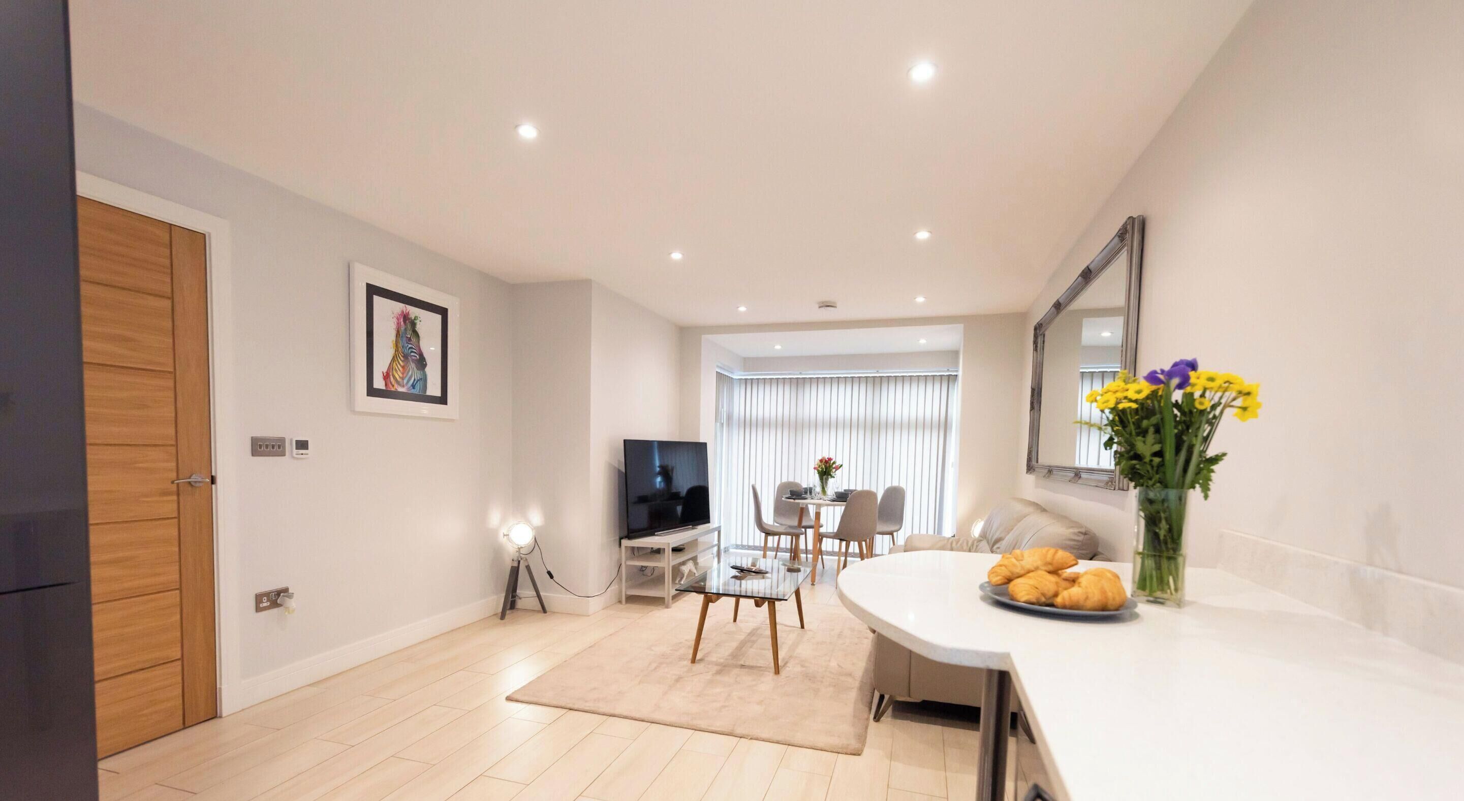 Deluxe Apartment, Private Bathroom (Flat 1) | Lounge