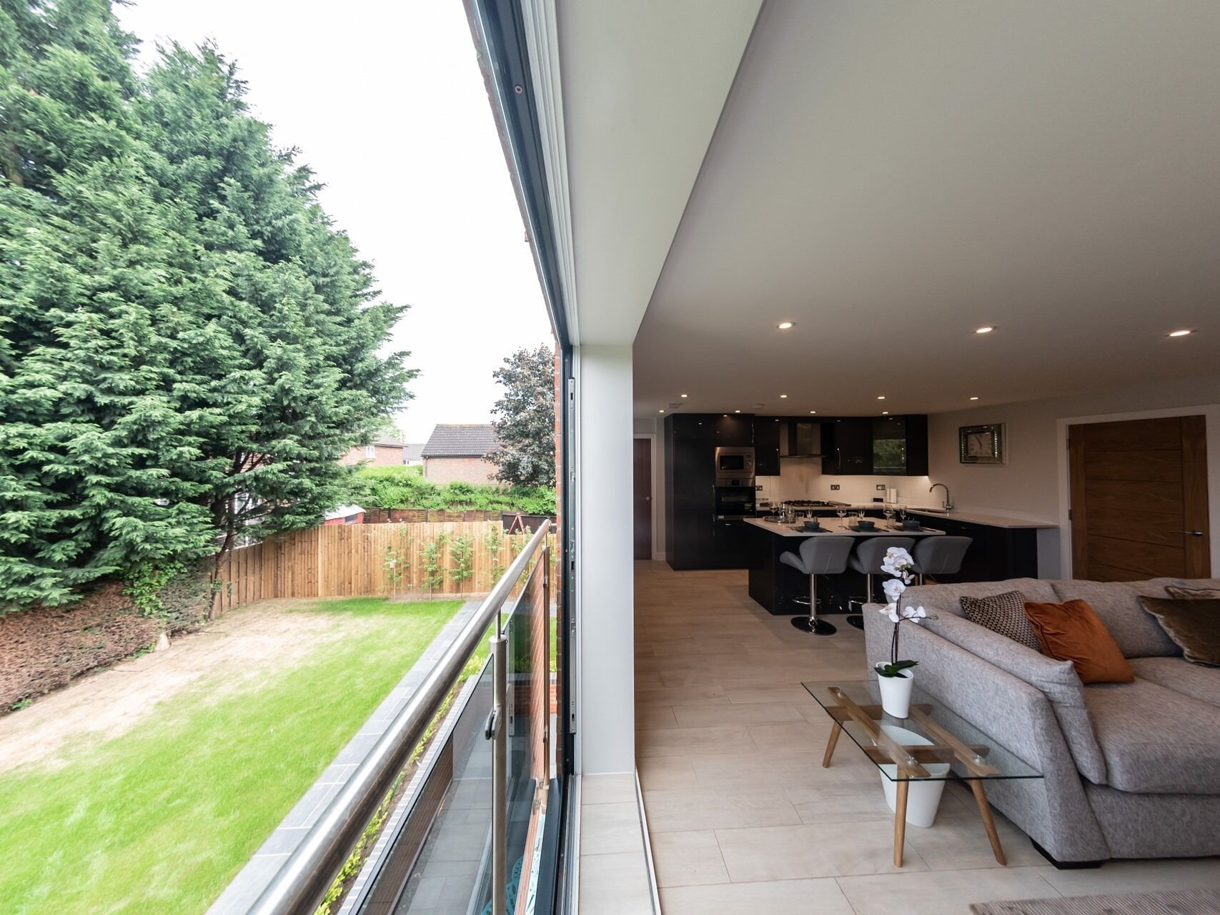 Appartement, salle de bains privée (Garden - Flat 4) | Vue depuis le balcon