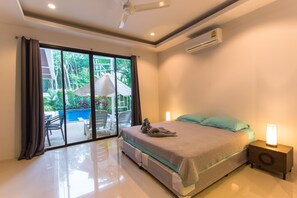 3-Bedroom Villa with Private Pool | 3 bedrooms, in-room safe, desk, blackout drapes - Modern 3BR Pool Villa by Intira Villas (Rawai)